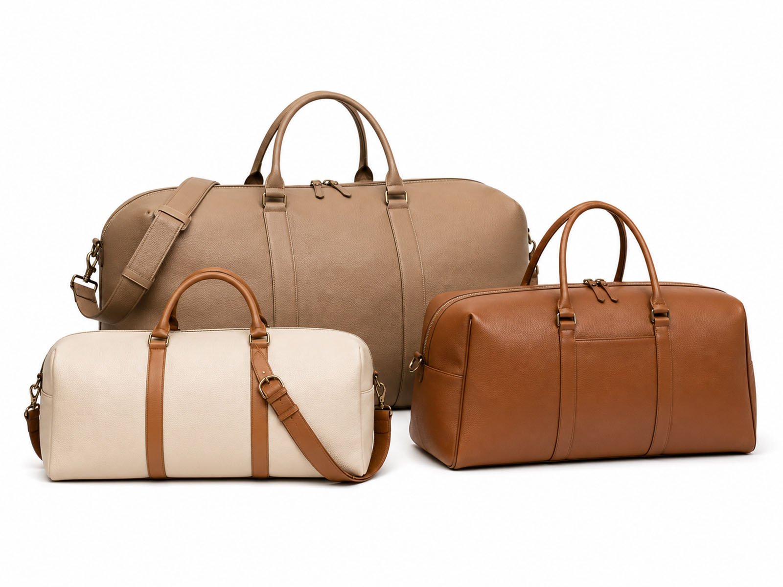 Travel and weekender bags for durable custom production and global distribution.