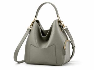 Multi-Pocket Functional Bucket Bag