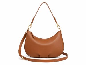 Luxury Nappa Half-Moon Bag