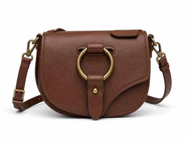 Vintage Leather Saddle Bag