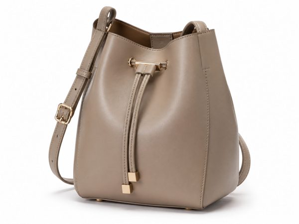 Sustainable Leather Bucket Bag