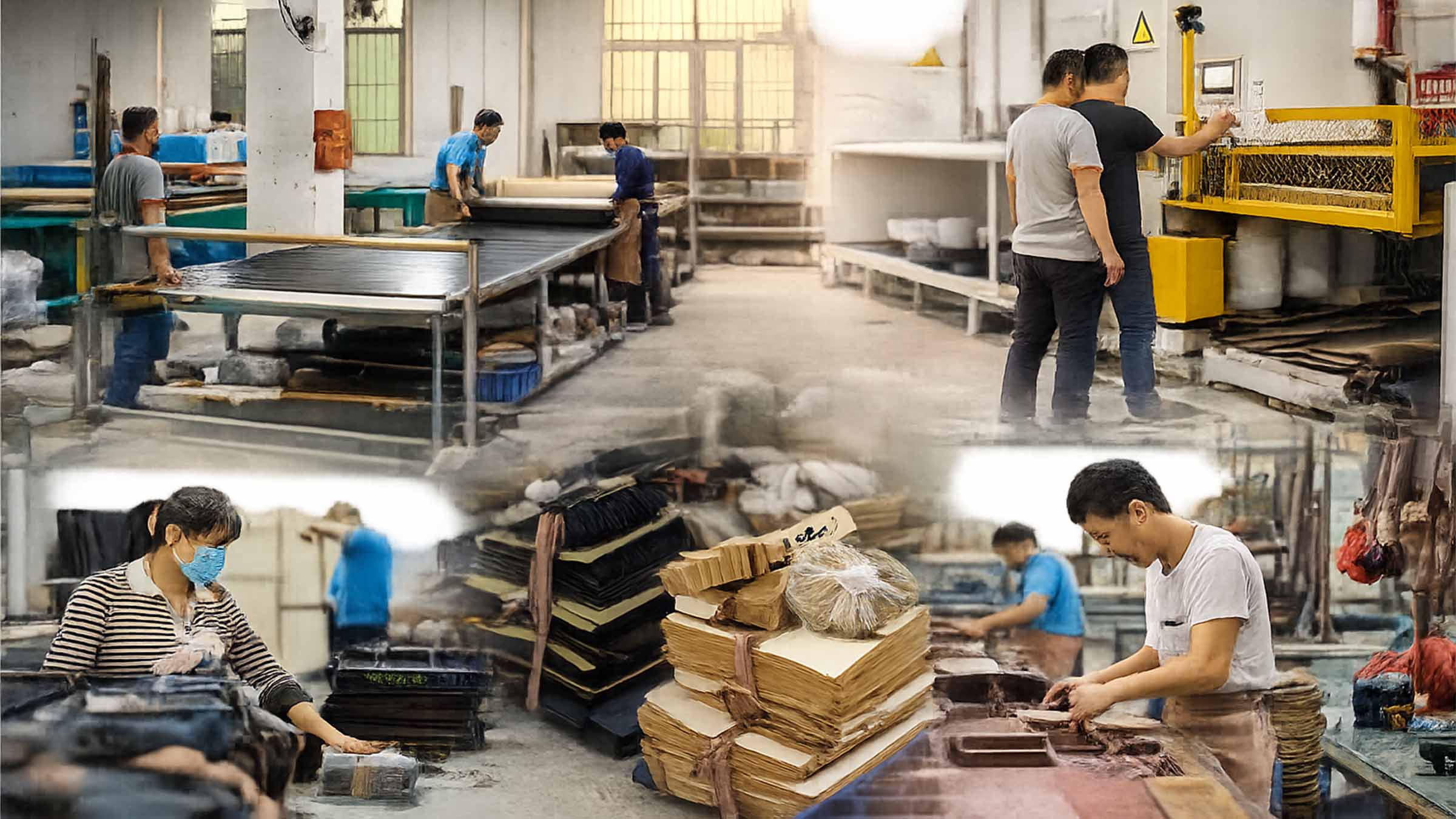 Scalable OEM/ODM bag production workshop supporting repeat manufacturing orders.