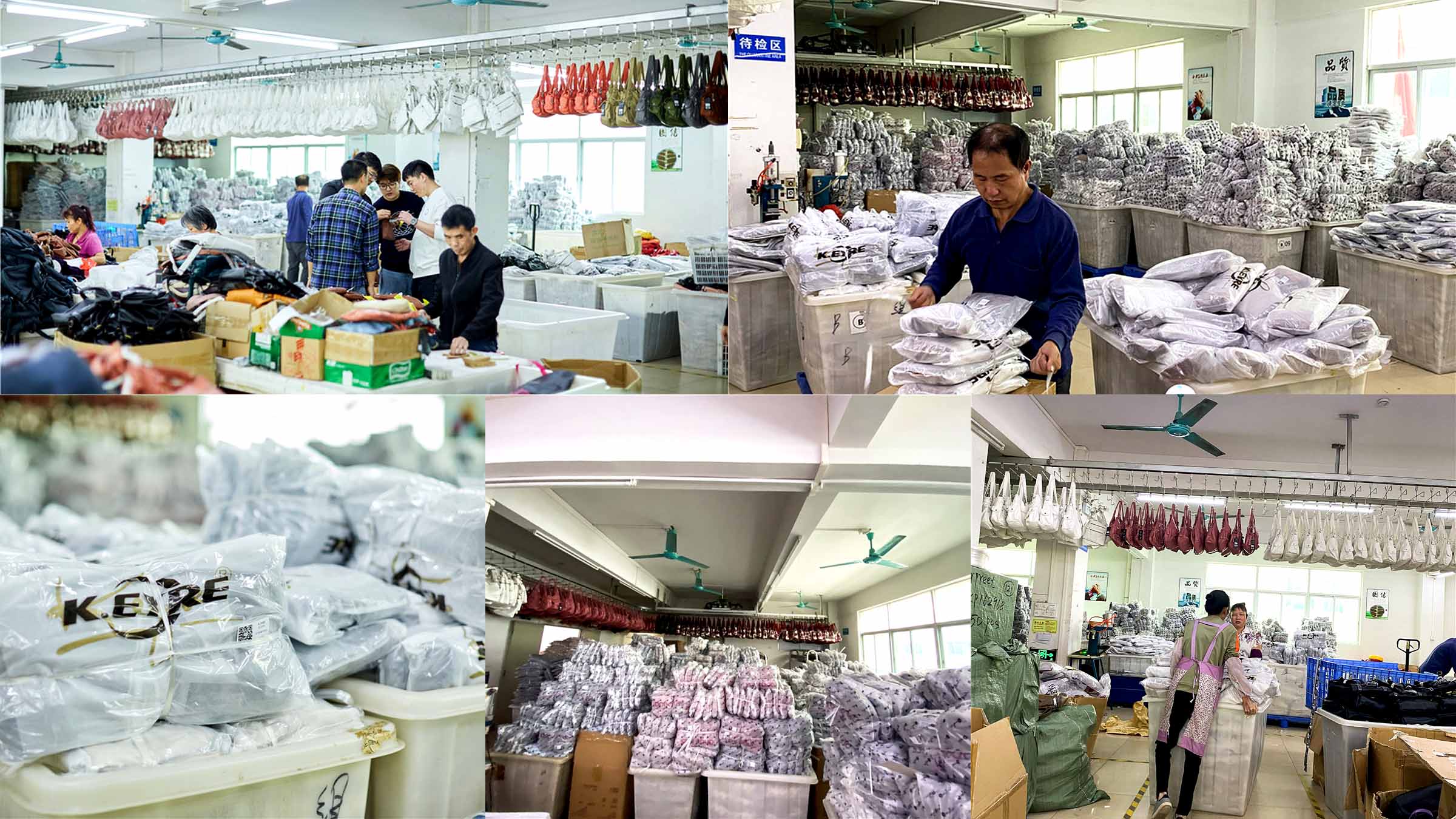 Organized bag production and logistics coordination for reliable global delivery.
